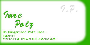 imre polz business card